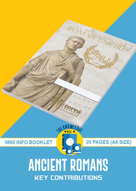 Info Book: Ancient Romans – Key Contributions – K12 Builder