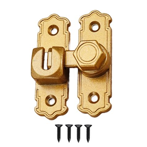 Space Saving Aluminum Turn Lock Secure Not Theft Mechanism Door Latches ...