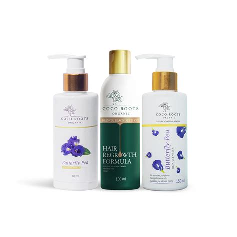 Hair growth combo - Bringa Black Seed Oil + Blue Pea/Butterfly Pea Hai ...