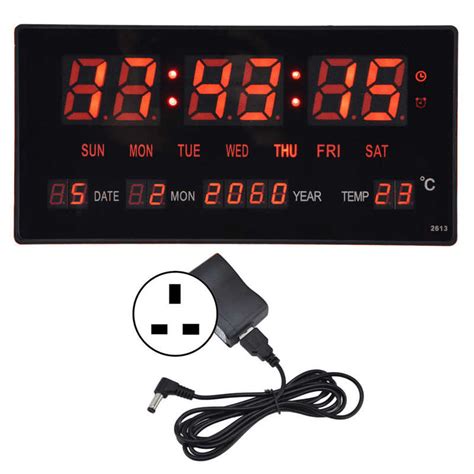 LED Digital Wall Clock Modern Digital LED Calendar... – Grandado