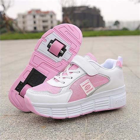 Children Trainers Technical Retractable with Wheels Skates Shoes Gift ...