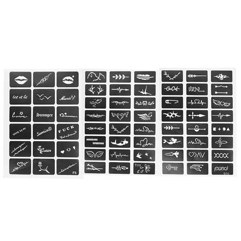 Tattoo Patterns Sheets, Tattoo Templates, Temporary | Ubuy India
