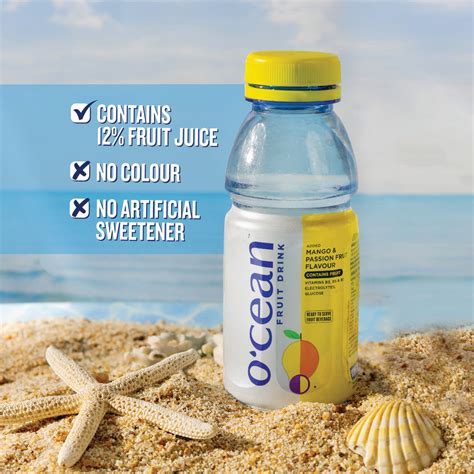 O'cean Fruit Water Mango & Passion -250ML – Ocean Beverages