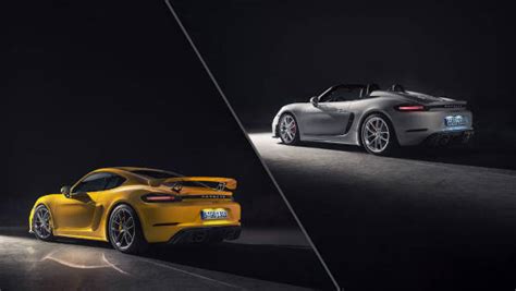 2019 Porsche 718 Cayman GT4 and 718 Spyder unveiled with six-cylinder ...