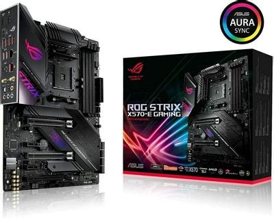 Buy ASUS ROG Strix X570-E Gaming ATX Motherboard with PCIe 4.0, Aura ...