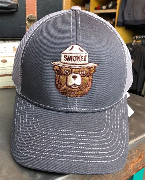 Disney Parks Smokey The Bear Adjustable Hat Cap New