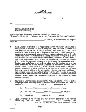 Fillable Online georgia Sample Location Agreement.pdf - Georgia ...