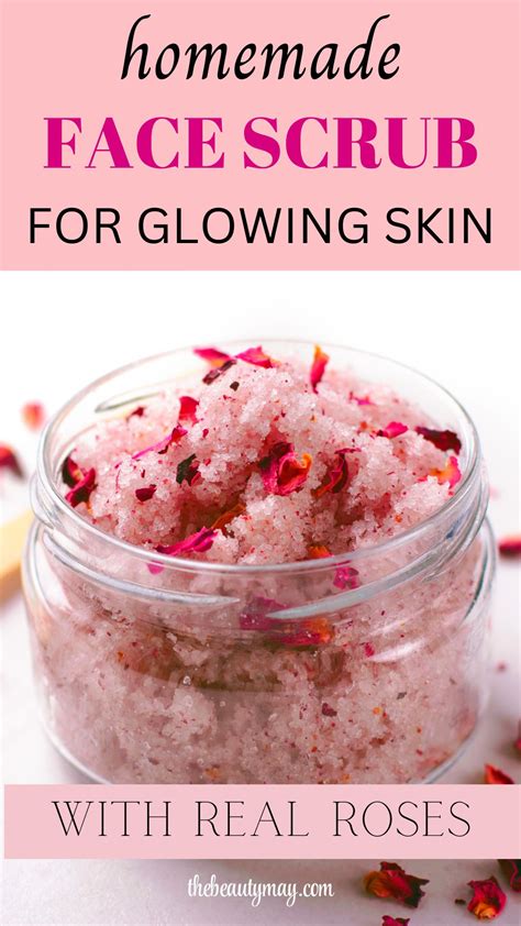 DIY Homemade Face Scrub for Glowing Skin - The Beauty May