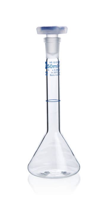 Volumetric flasks , BLAUBRAND®, class A, DE-M, 1 ml, NS 7/16, Boro 3.3 ...