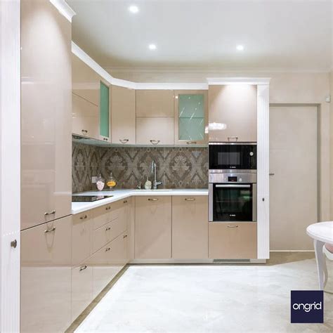 15x12 - L Shaped Kitchen Design – Ongrid Design