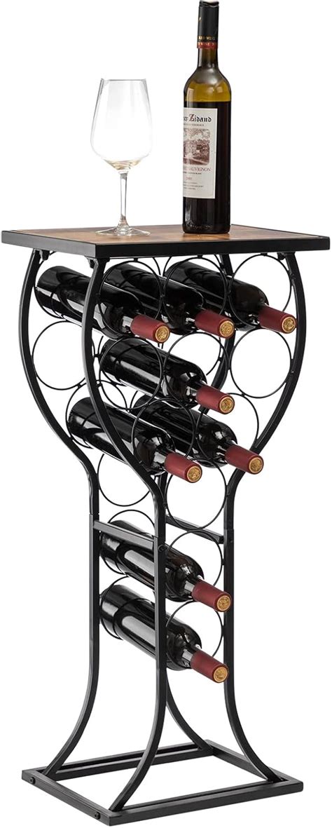 Buy ALIMORDEN 11 Bottles Wine Rack Console Table,Wine Rack Freestanding ...