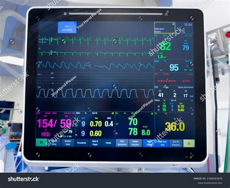 Hospital Monitor Displaying Vital Signs Hemodynamics Stock Photo 2398063939 | Shutterstock