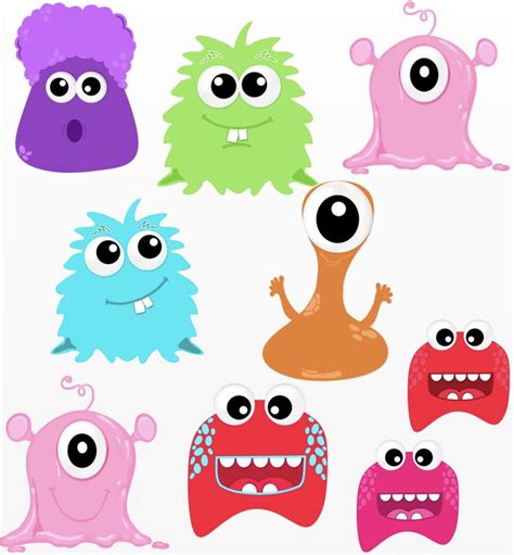 Cute Monsters | Clip art, Monster, Cute monsters