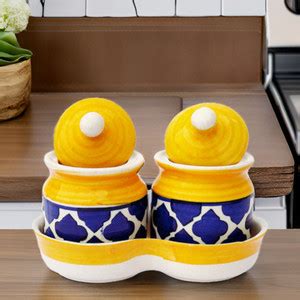 Kraftlik Handicrafts Ceramic Pickle Jar - 250 ml Price in India - Buy ...
