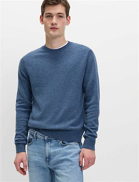Buy Pure Lambswool Crew Neck Jumper at Marks & Spencer