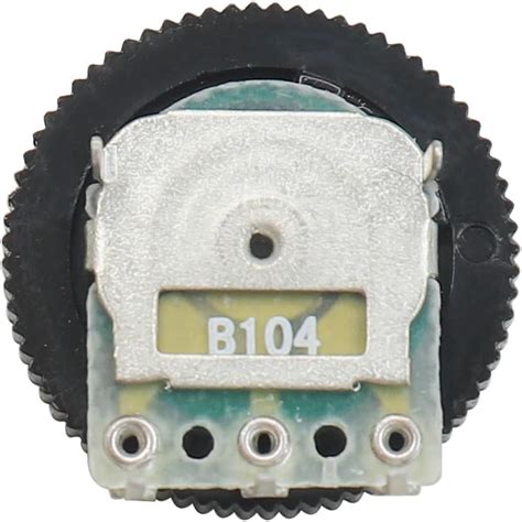 Electronic Spices 100K Ohm 3 Pin Round Dial Rotary Potentiometer Pack ...