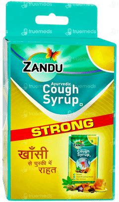 Zandu Ayurvedic Cough Syrup 8ml - Uses, Side Effects, Dosage, Price ...