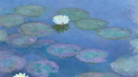 Claude Monet's Water Lilies painting on display at Speed Art Museum