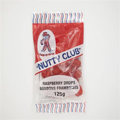 Nutty Club Raspberry Drops | Yummy Co Retro Candy Shoppe – Yummy Co.