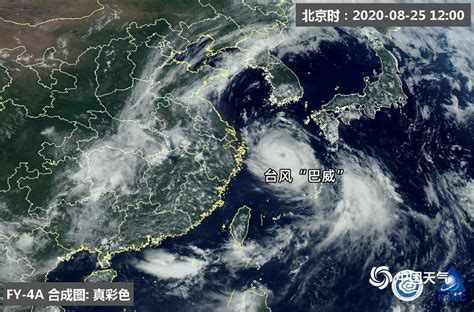 卫星之眼看台风“巴威”-图片频道-中国天气网