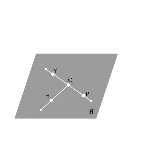 Draw and label a figure for the following relationship. YP lies in plane B and contains point C ...