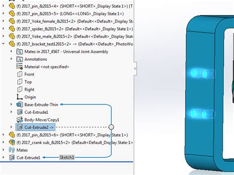 Pro/E Assembly Features Tutorial 的图像结果