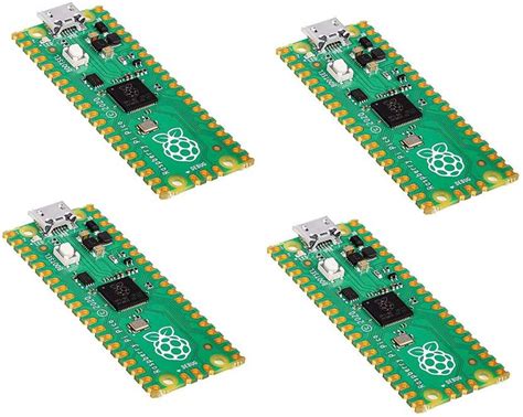 INVENTO 4pcs Raspberry PI PICO, Dual-core Arm Cortex M0+ processor ...