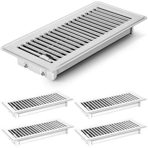 Floor Vents Floor Registers 4x10 inch, Heavy Duty Metal Heat Air Vent ...