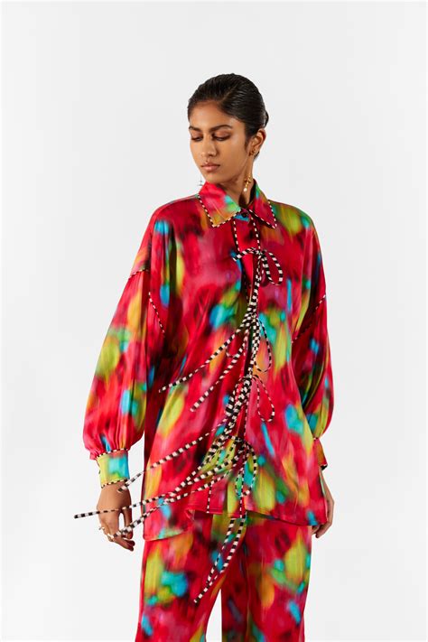 POPPY KNOT SHIRT & TROUSERS CO-ORD