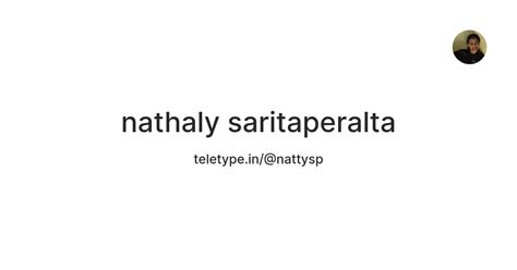 nathaly saritaperalta — Teletype