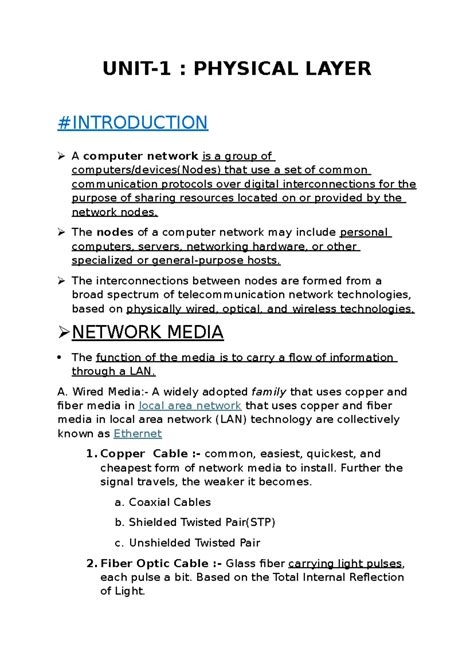 Image result for Physical Layer in Computer Network