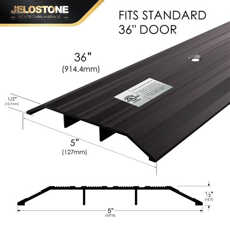 JELOSTONE Aluminum Door Threshold (Bronze) - Door India | Ubuy