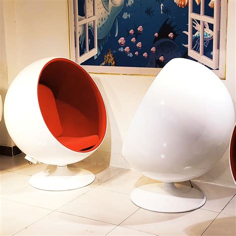 太空椅 河蚌椅玻璃钢 个性创意休闲椅 设计师家具特色设计