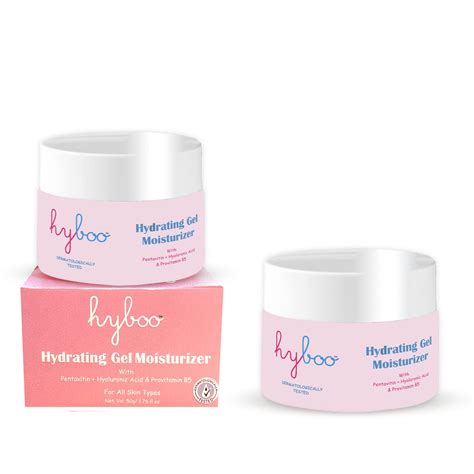 Hyboo's Hydrating Gel Moisturizer With Hyaluronic Acid For Long Lasting ...