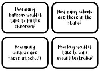 Image result for Fermi Problem Math