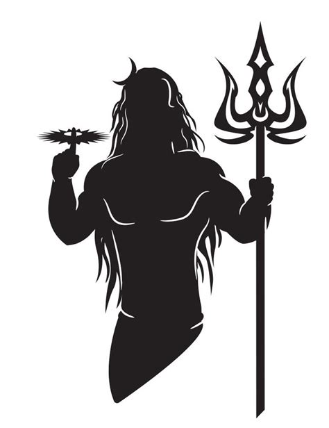 Buy Shiv ji with shakar and trisuul |Motivational |Funky |s for Life ...
