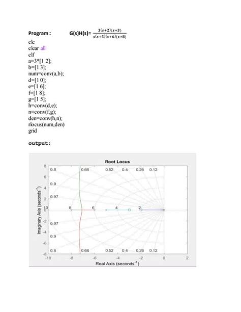Image result for Practical Exercises of Design of Root Locus in Control System