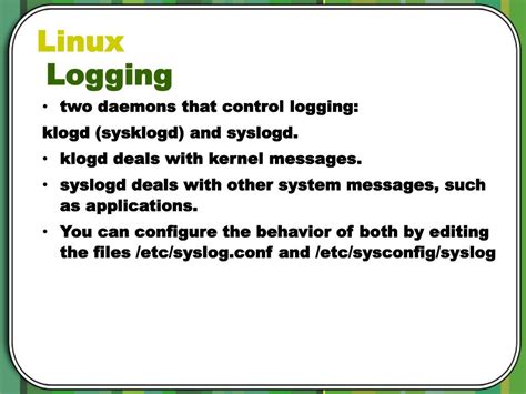 Image result for Linux Logging