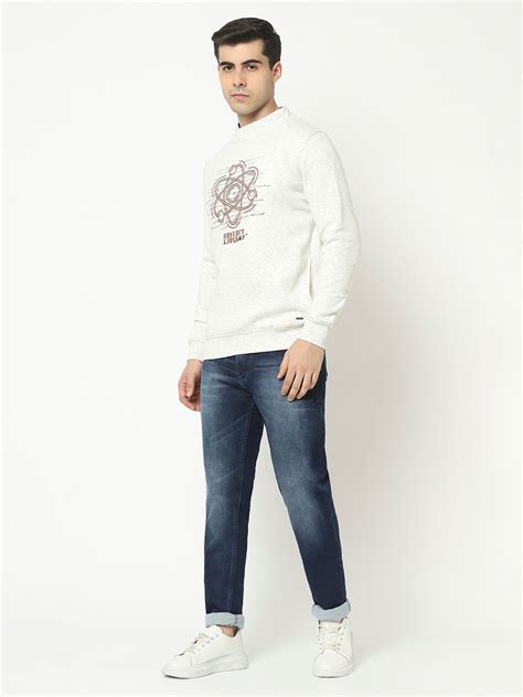 Off-White Sweatshirt in Graphic Print – Crimsoune Club