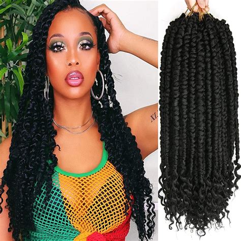 Buy 8 Packs Wavy Crochet Hair Crochet Braids Hair For Black Women ...