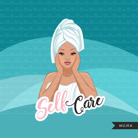 Spa Clipart, self care graphics, spa fashion woman, sisters, friends ...