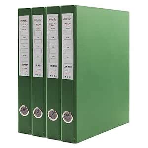 GPS Colour Your Dreams 2D Green Ring File (Pack of 4), Folder Cover ...