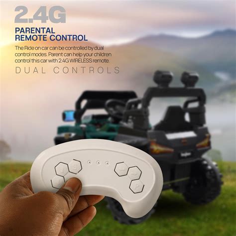 Baybee Roger Kids Battery Operated Jeep for Kids with LED Light, Bluet ...