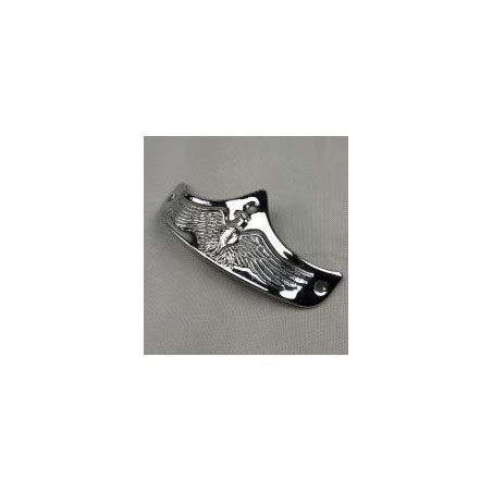 Fregio parafango cromato grande per moto custom art: 212121 HH
