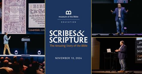 Scribes & Scripture: The Amazing Story of the Bible, 400 4th St. SW ...