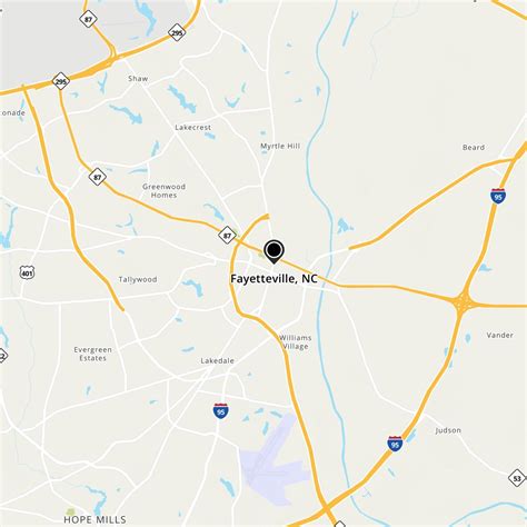 Fayetteville, NC Map & Directions - MapQuest