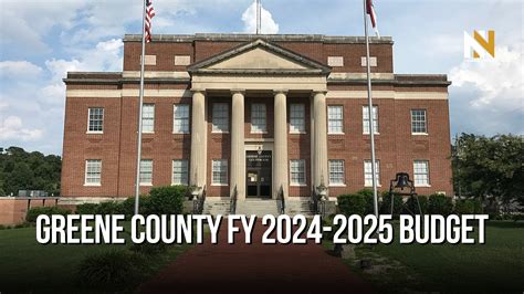 Greene County Manager FY 2024-2025 Budget — Neuse News