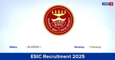 ESIC MP Recruitment 2025 - Apply Offline for Homeopathic Physician Jobs