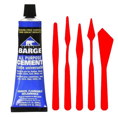 Barge Contact Cement Adhesive (2oz), Pixiss Palette Knife (5ct ...