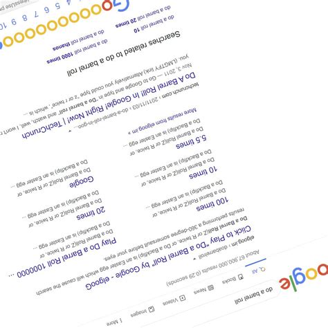 Google Do a Barrel Roll Easter Egg — Play on elgooG